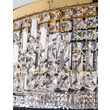 Lustra moderna cristal Aur 24k 12xE14/40W, Ring LU 2408/12/110 Gold Orion